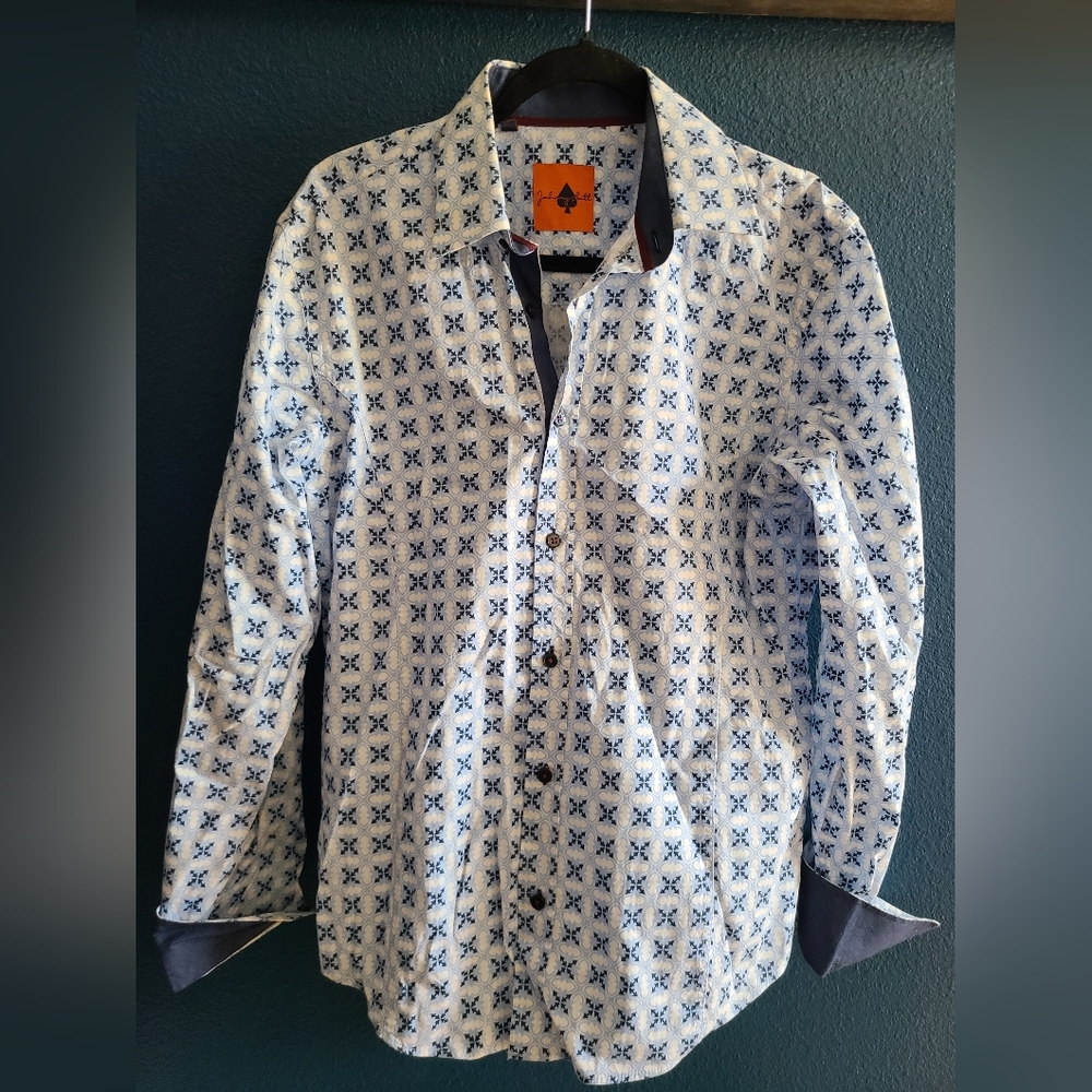 Johnny Hartt Boutique Men's Dual Pattern Button Up
